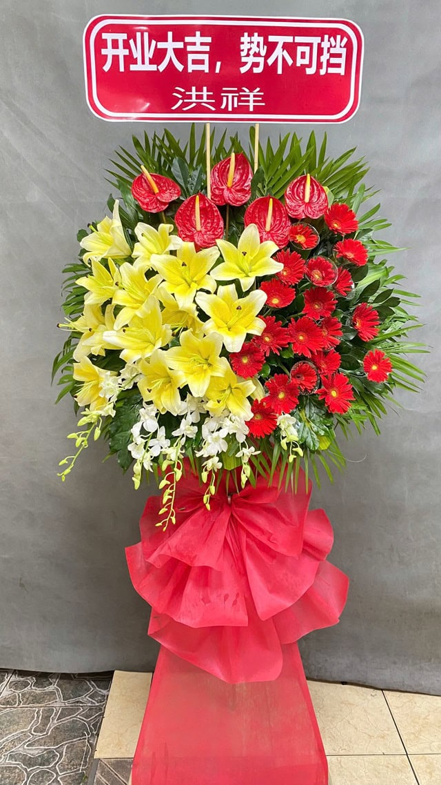Hoa khai trương Đức Hòa