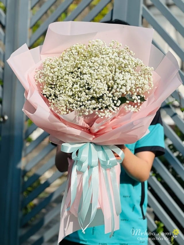 Bó hoa baby tặng bạn gái