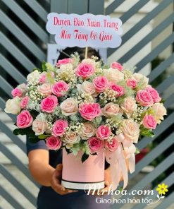 Giỏ hoa hồng
