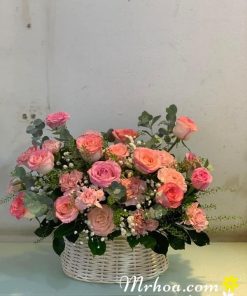 Giỏ hoa hạnh phúc ngọt ngào