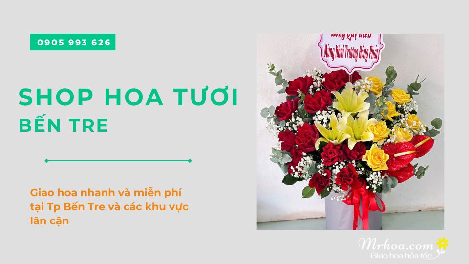 Shop hoa tươi Bến Tre