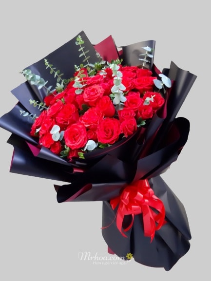 Bó hoa rực cháy