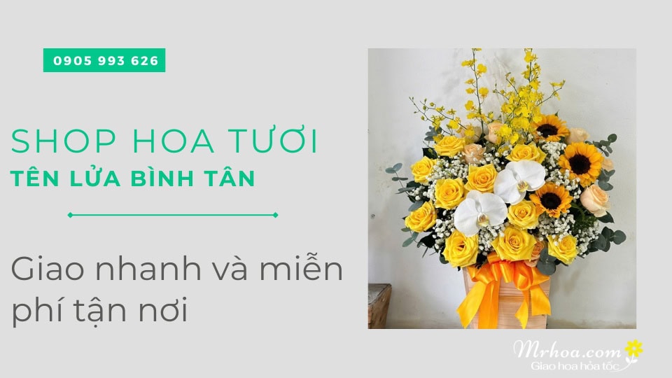 Shop hoa tươi Tên Lửa Bình Tân