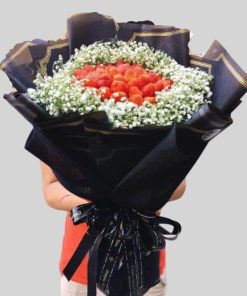 Bó hoa dâu tây