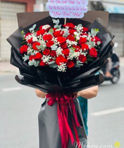 Bó hoa hồng đỏ