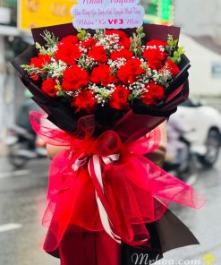 Bó hoa hồng đỏ đẹp