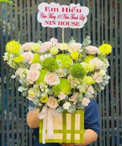 Lẵng hoa đẹp - H481 - Ảnh 2