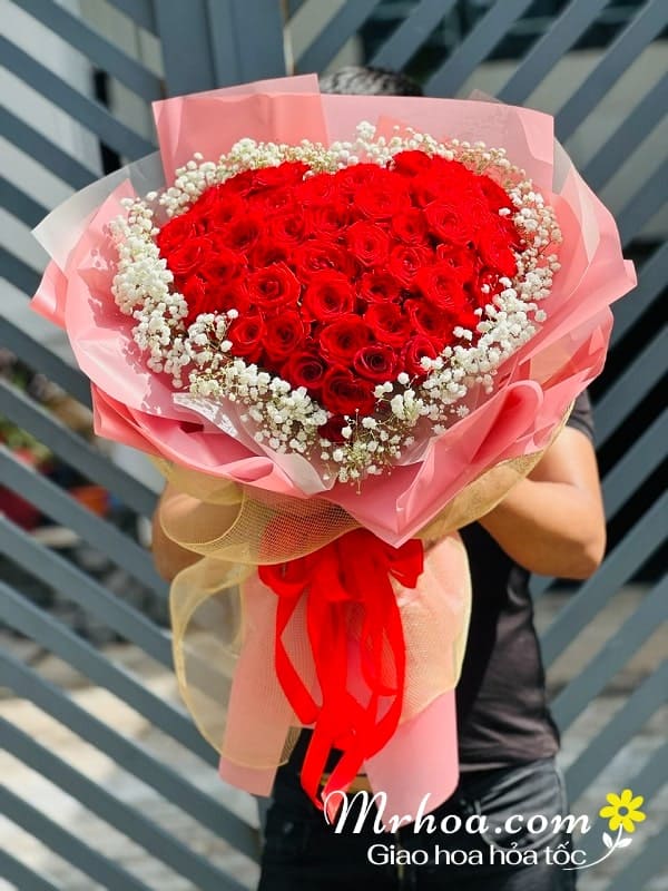 Bó hoa làm người yêu anh nhé