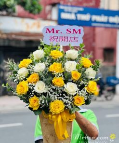 Giỏ hoa hồng