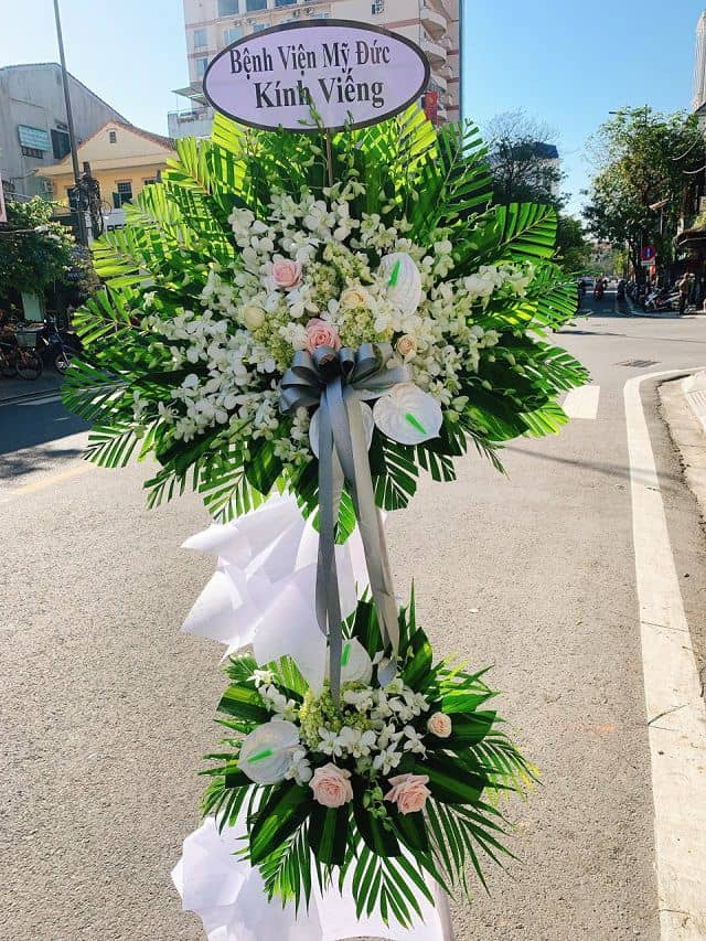 Giao hoa tang lễ ở Tuy Phước