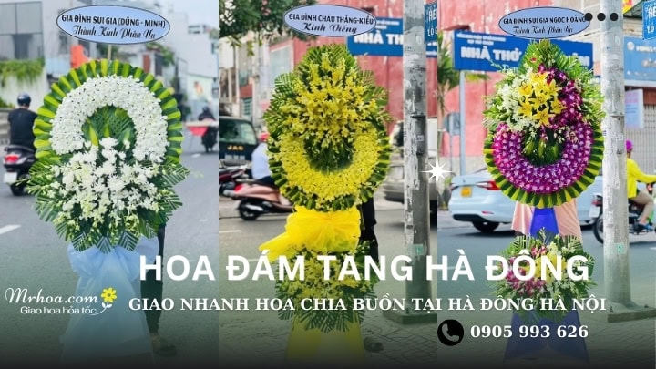 Hoa tang lễ quận Hà Đông
