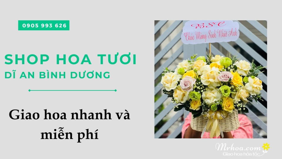 Shop hoa tươi Dĩ An