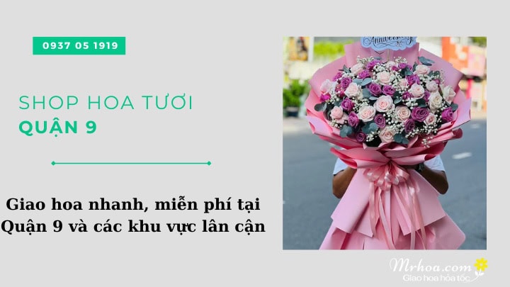 Shop hoa tươi quận 9