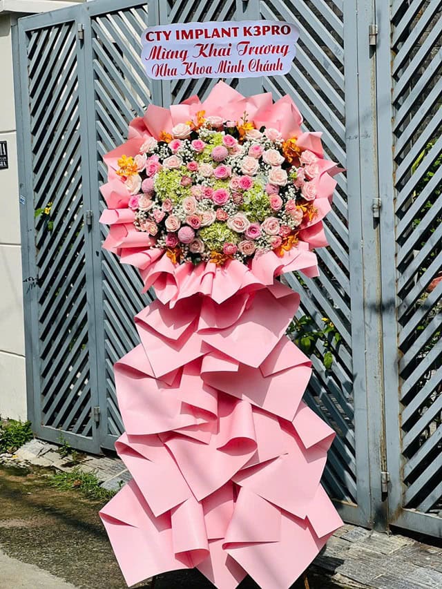 Hoa khai trương tại shop hoa tươi Hà Đông