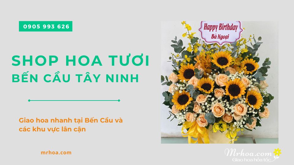 Shop hoa tươi Bến Cầu Tây Ninh