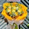 Bó hoa hồng vàng
