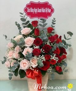Giỏ hoa hòa hợp 2