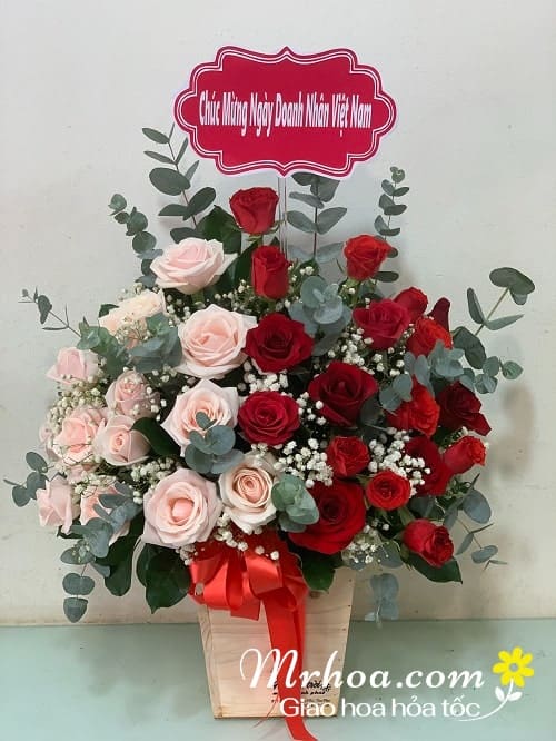 Giỏ hoa hòa hợp 2