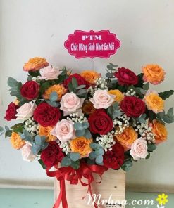 Giỏ hoa cảm ơn