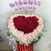 Giỏ hoa hình trái tim