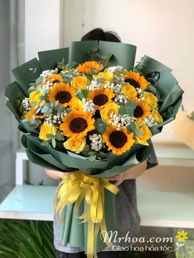 Bó hoa hướng dương sunny