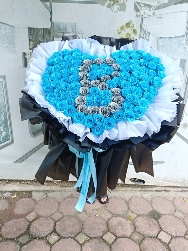 Hoa hồng sáp trái tim