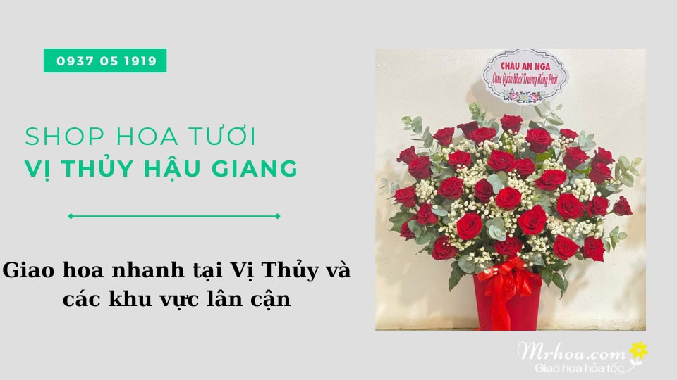 Shop hoa tươi Vị Thủy Hậu Giang