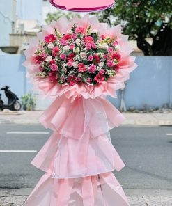 Lẵng hoa khai trương