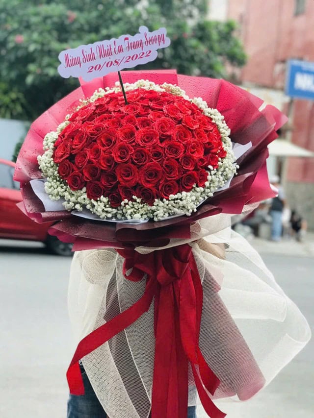 Bó hoa hồng đỏ