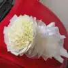 Bó hoa hồng trắng
