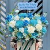 Giỏ hoa cúc mẫu đơn