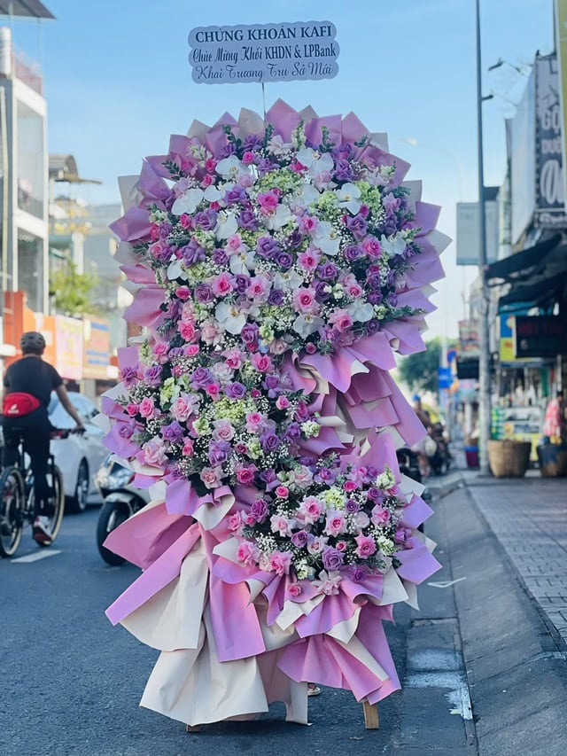 Hoa chúc mừng khai trương