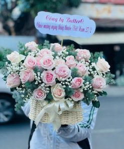 Lẵng hoa sinh nhật đẹp