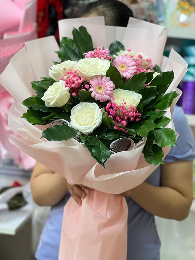 Một bó hoa sinh nhật tại shop hoa Hoài Nhơn Bình Định