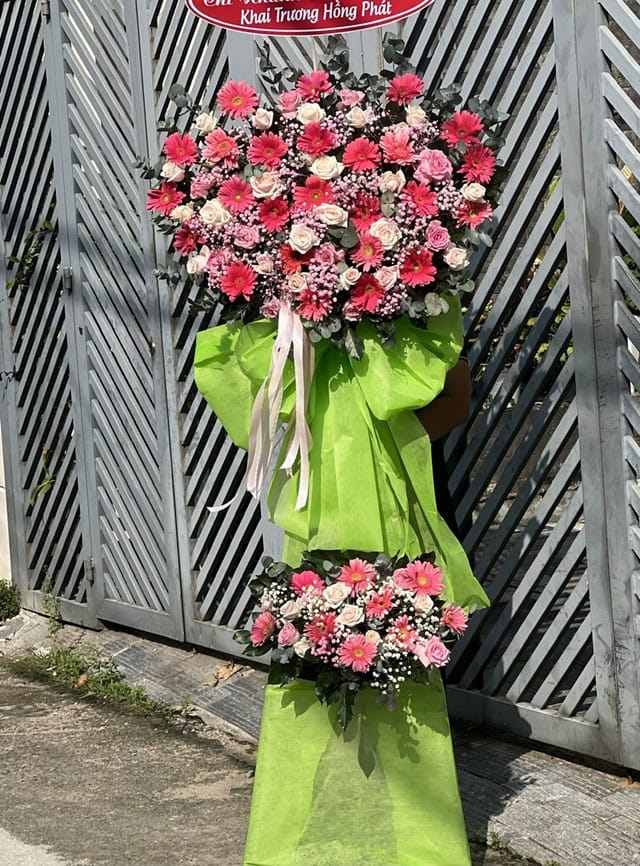 Hoa khai trương tại shop hoa Trảng Bàng
