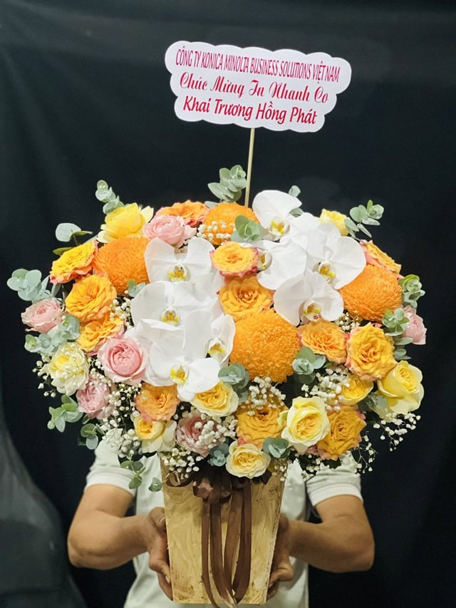 Hoa khai trương tại Thạch Thất Hà Nội