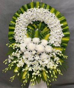 Hoa chia buồn đám tang tại Cái Nước Cà Mau