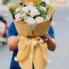 Bó hoa hồng nhạt